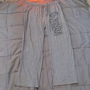 Men comfortable Stark winter is coming medium wide leg Tie for comfort waste